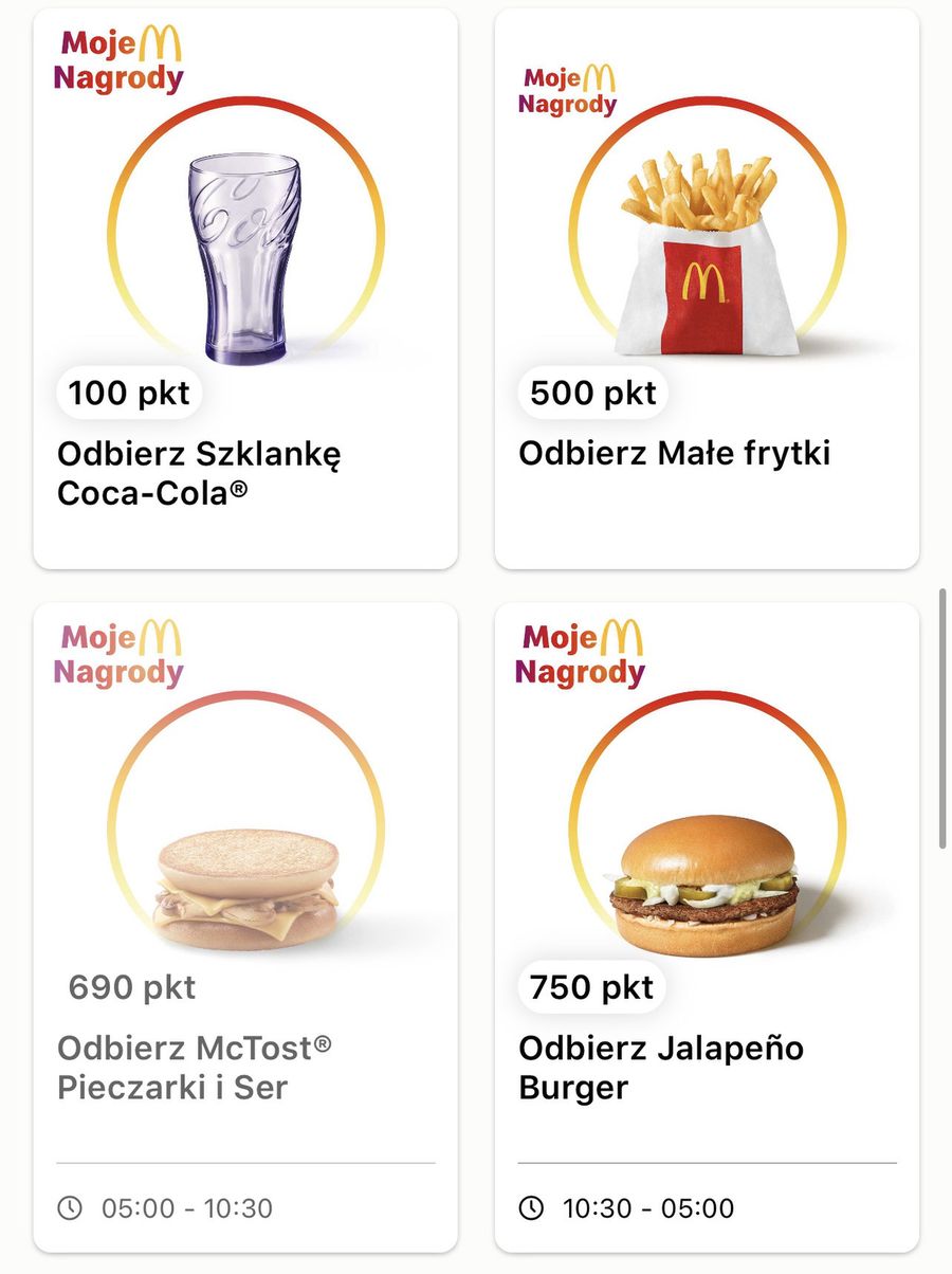 Szklanki Coca-Cola w McDonald's ponownie dostępne