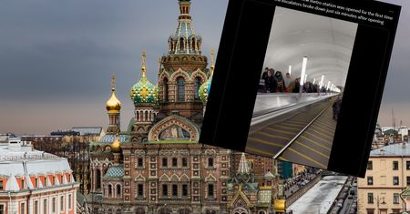 Nowa stacja metra w Petersburgu. Sukces Putina trwał tylko 6 minut