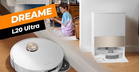 Dreame L20 Ultra - sprzątanie w wymiarze premium w super cenie z okazji Black Friday