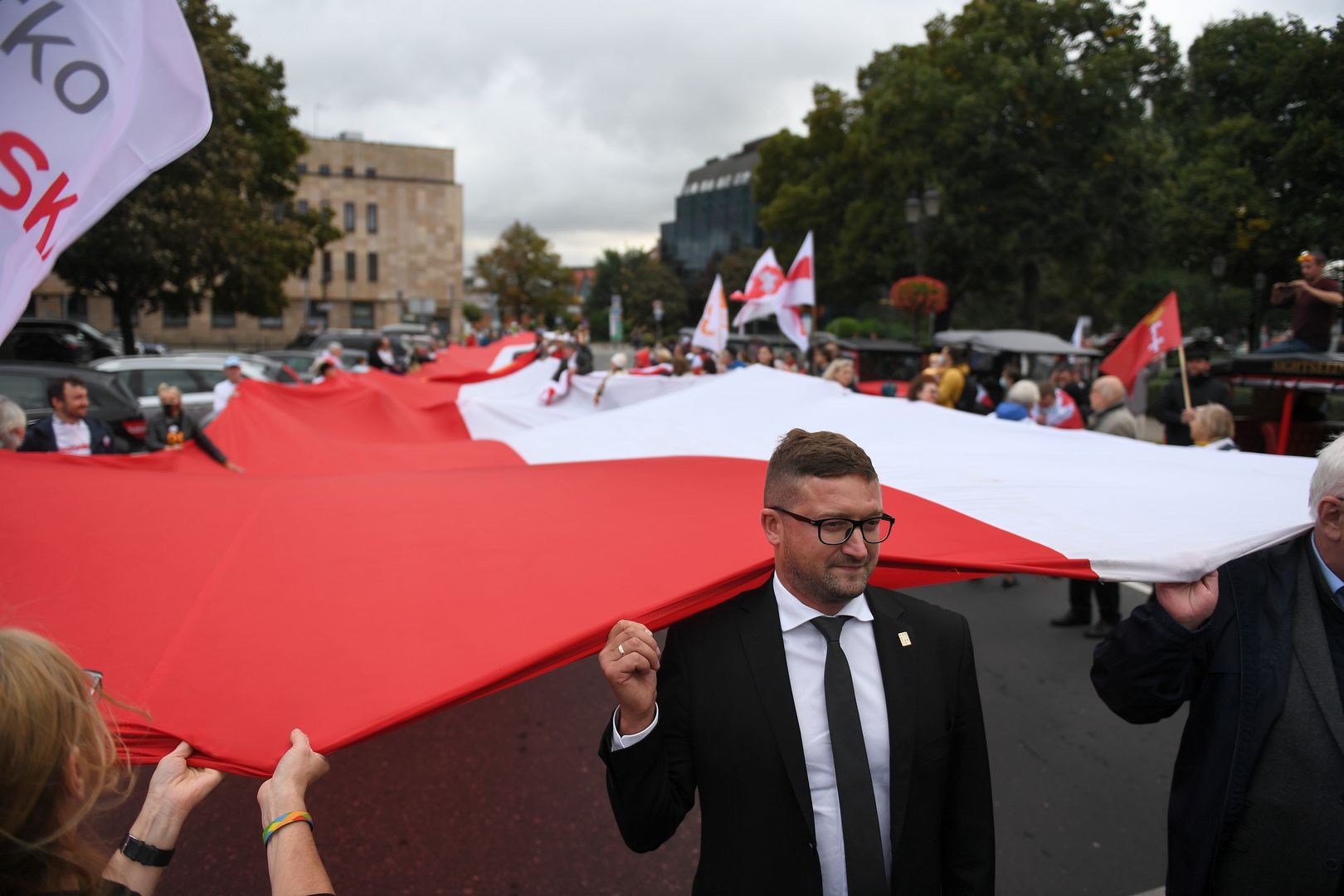 Marsz Porozumienia z okazji 41. rocznicy podpisania Porozumień Sierpniowych w Gdańsku
