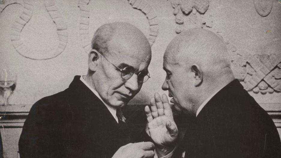 Gomułka i Chruszczow na zdjęciu z 1956 roku