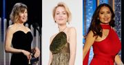 Złote Globy 2021: elegancka Renee Zellweger, skromna Margot Robbie, wiecznie młoda Jane Fonda, "ognista" Salma Hayek... (ZDJĘCIA)