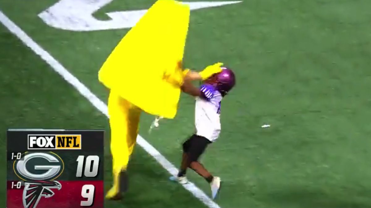 Niecodzienne zdarzenie na meczu NFL