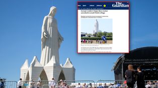 Brytyjczycy piszą o pomniku Maryi w Konotopie. Przygotowali porównanie