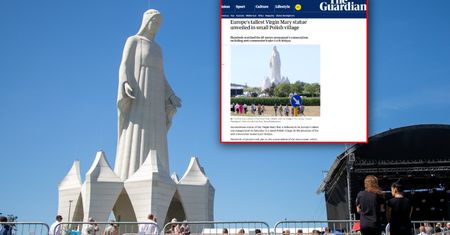 Brytyjczycy piszą o pomniku Maryi w Konotopiu. Przygotowali porównanie