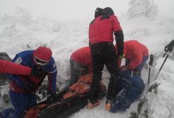 Babia Góra. Morsująca kobieta z komplikacjami w Krakowie