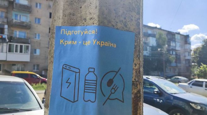 Proukraińskie ulotki pojawiły się w największych miastach Krymu