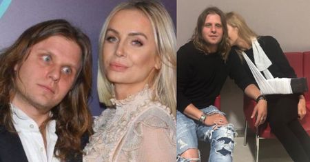 Agnieszka Woźniak-Starak też miała wypadek! Zapozowała z ręką na temblaku (FOTO)