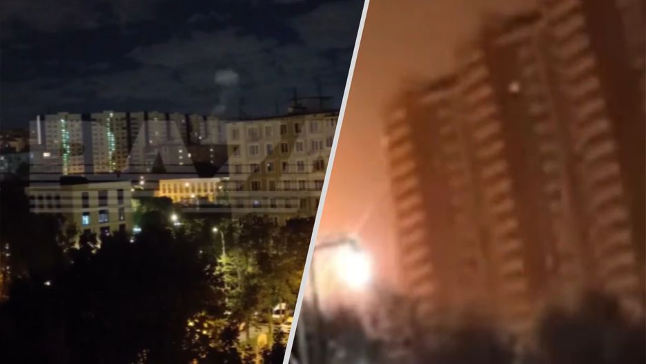 Atak dronów w Rosji