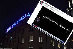TVP z czarną planszą: "Tu powinien być twój ulubiony mecz"