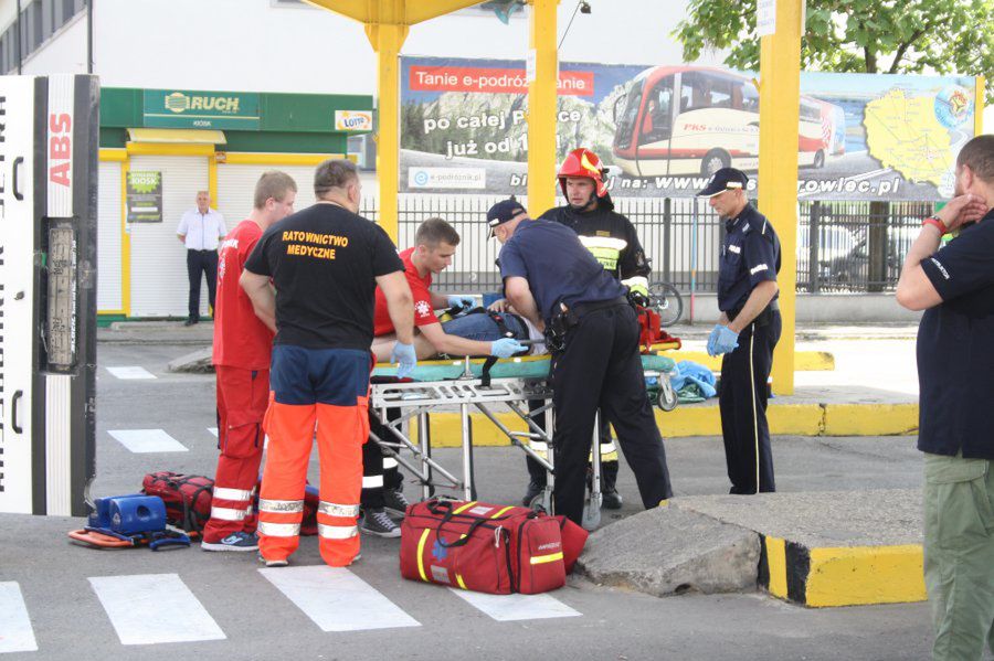 Ostrowieckie Służby Ratownicze w akcji – symulacja wypadku