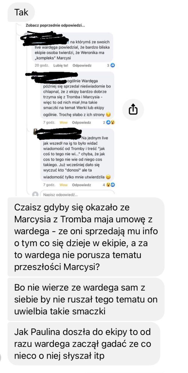 Układ Marcysi i Tromby z Wardęgą?