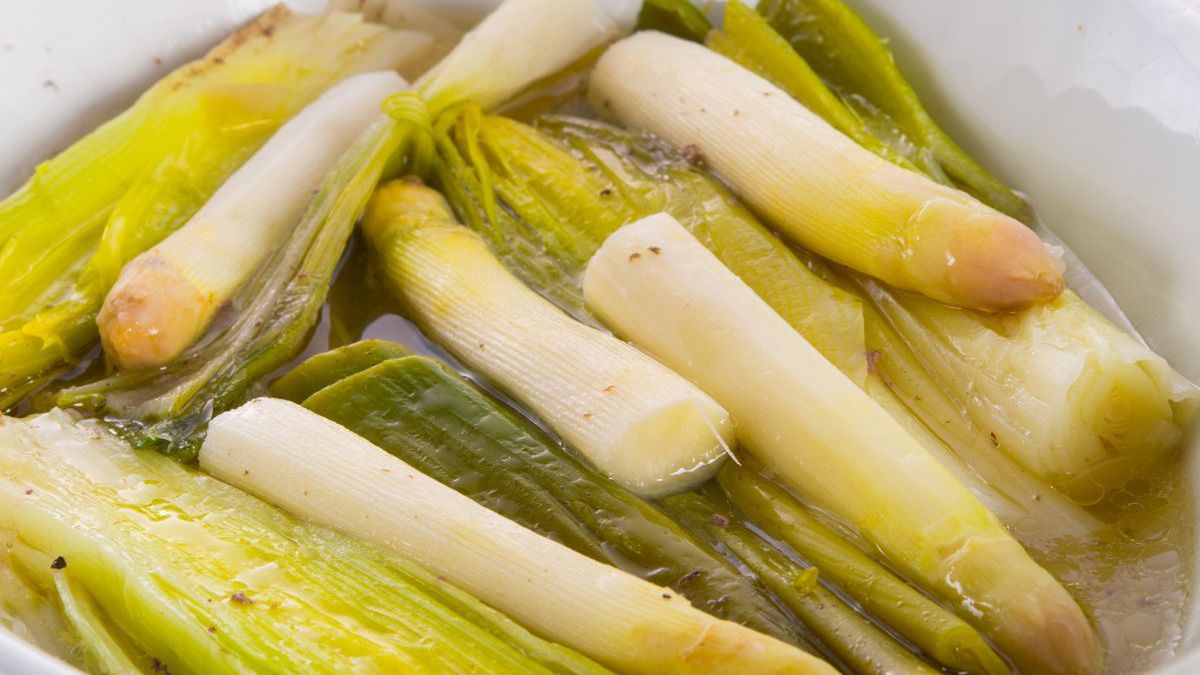 Pieczony por - Pyszności