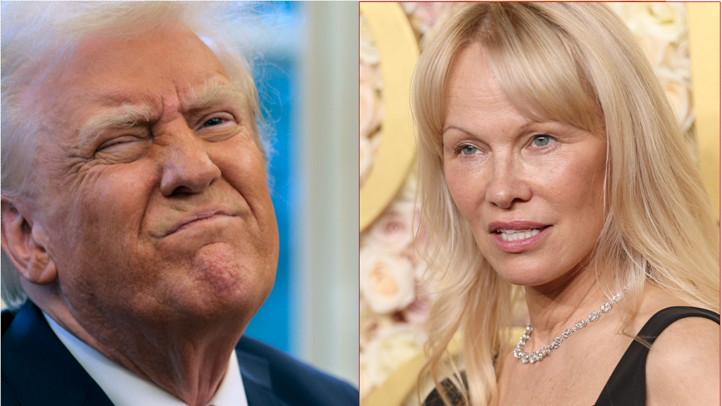 Pamela Anderson wspomina imprezę u Donalda Trumpa
