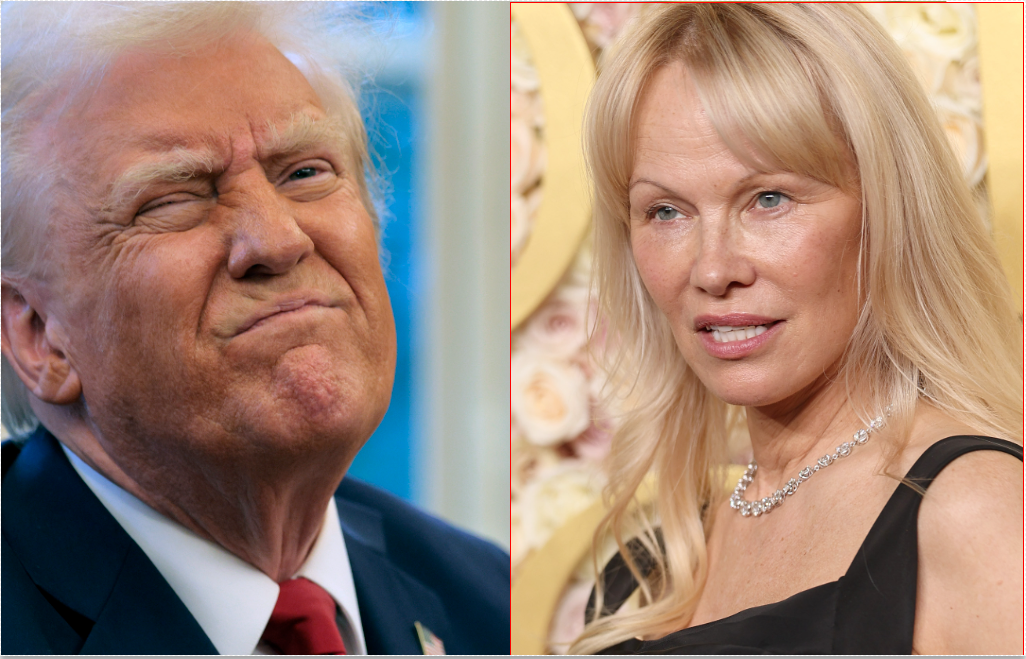 Trump zatrudnił Pamelę Anderson, by przyszła na jego urodziny. "To smutne"