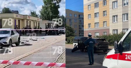 Bomba w aucie. W Petersburgu zginął oficer, jego żona walczy o życie