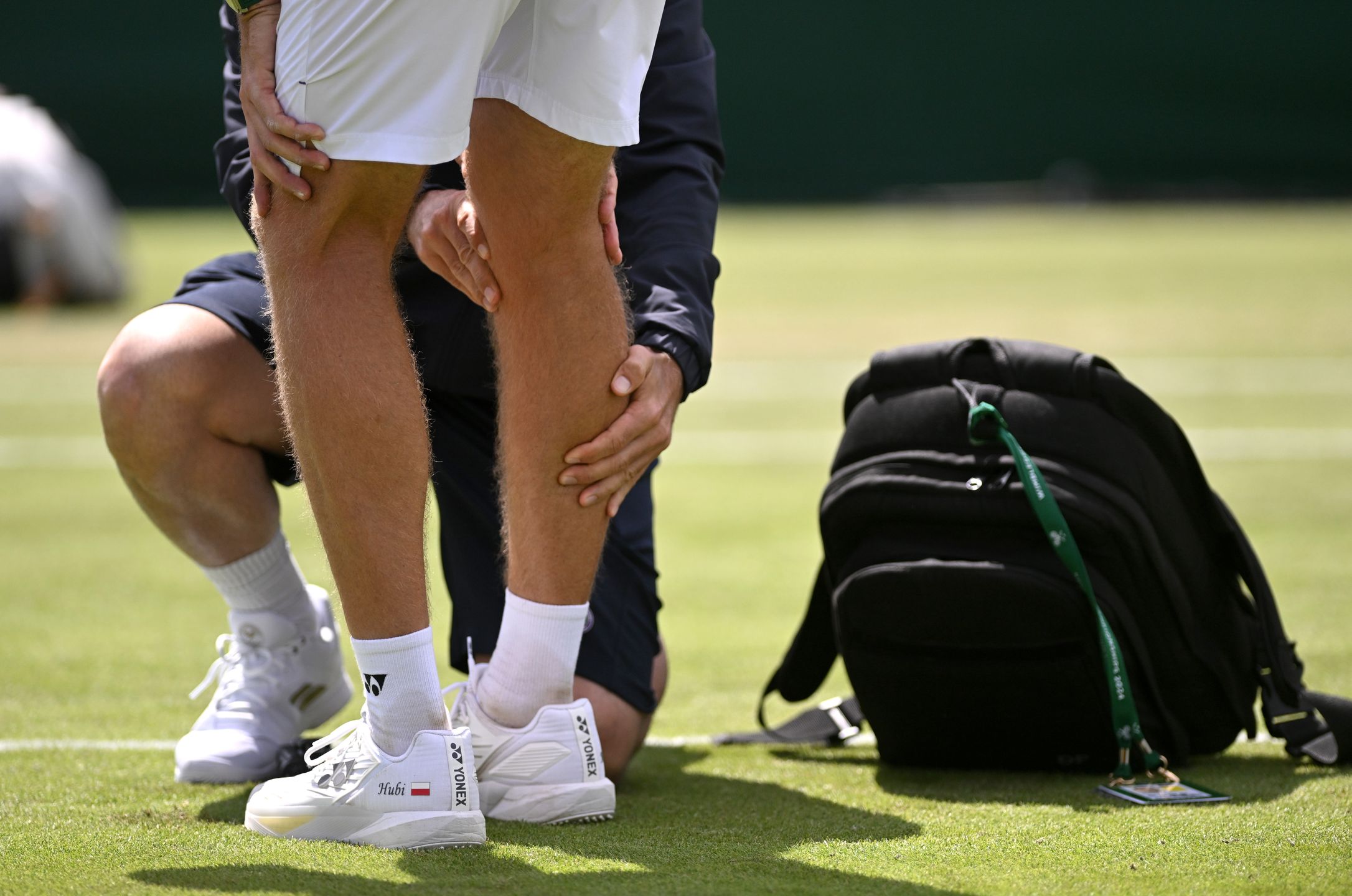 Hubert Hurkacz zaliczył kontuzję na Wimbledonie