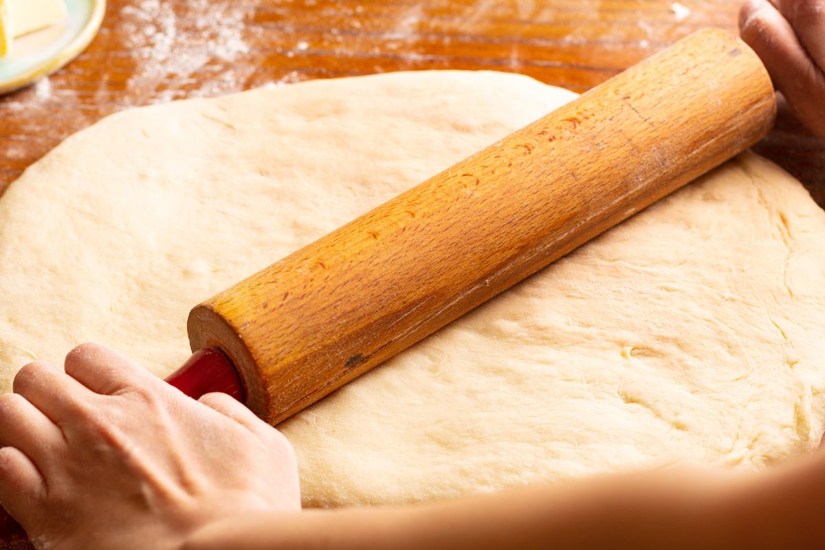 Ciasto na pizzę w okresie PR było grube i puszyste