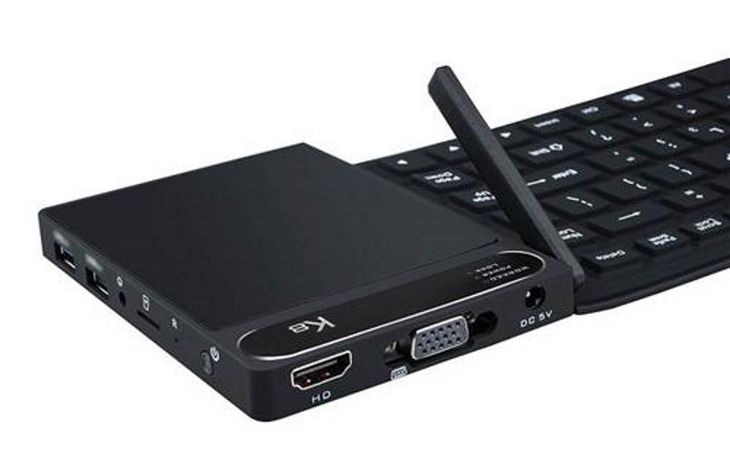 Vensmile K8: elastyczna klawiatura z wbudowanym komputerem PC 5