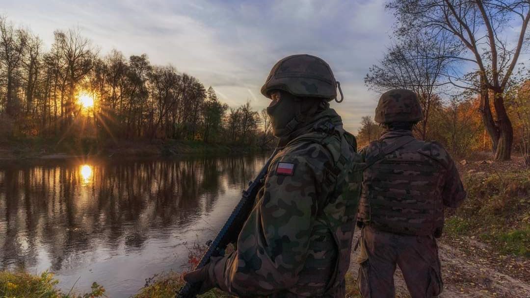 Żołnierze na granicy polsko-białoruskiej