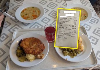 Turystka zamówiła w Gdańsku rosół i schabowego. To nie jest paragon grozy