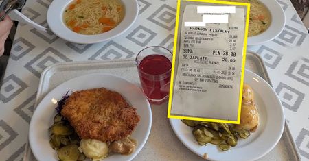 Turystka zamówiła w Gdańsku rosół i schabowego. To nie jest paragon grozy