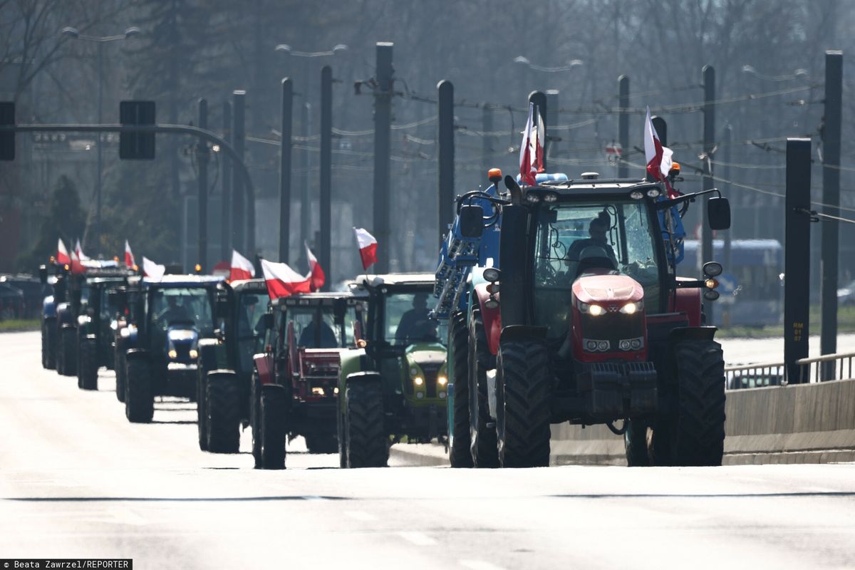 Strajk generalny rolników w Krakowie