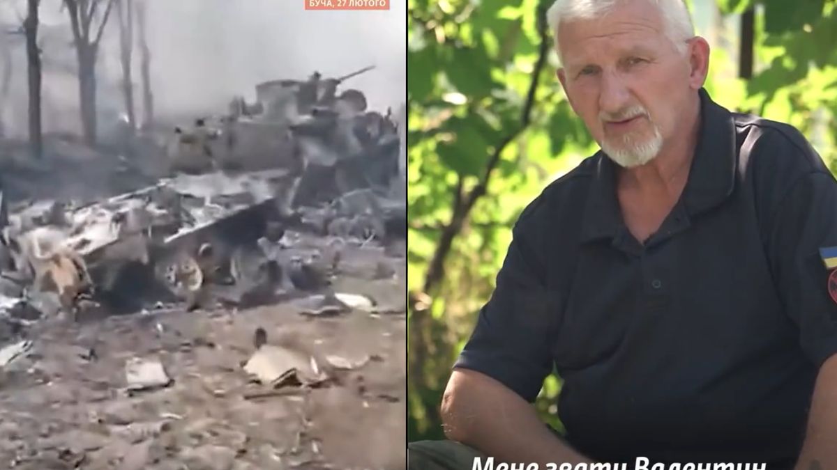 Emeryt samodzielnie zaatakował kolumnę okupantów 