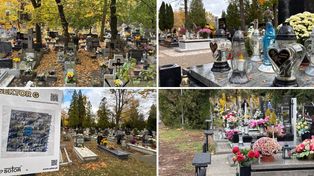 Toruńskie cmentarze pełne ludzi. Co dzieje się dzień przed świętem?