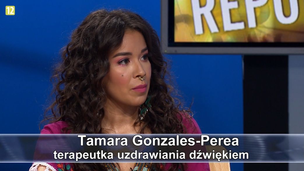Tamara Gonzalez Perea gościła u Elżbiety Jaworowicz. Śpiewała i grała na szamańskim bębnie