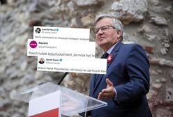 "Lubią, jak im się obiecuje". Komorowski wywołał poruszenie w sieci