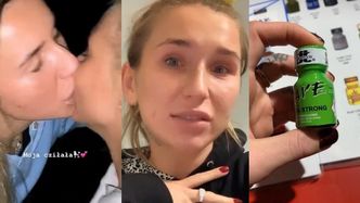 "Rozrywkowa" Marta Linkiewicz leci w ślinę ze swoją BFF i wciąga poppersa z sex shopu