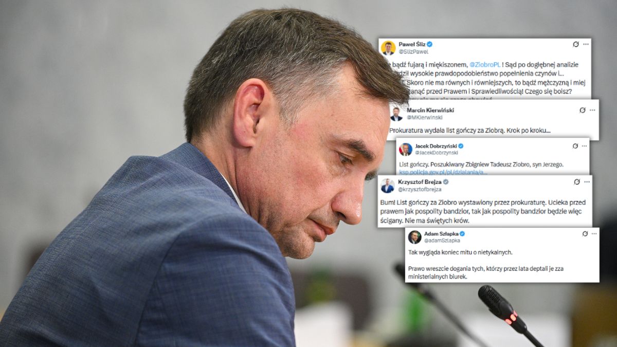 Zbigniew Ziobro i komentarze po decyzji prokuratury