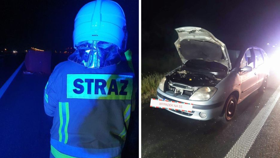 Śmierć pieszego na S5 