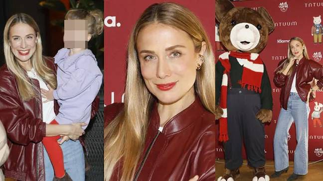 Natalia Klimas zabrała małe dzieci na ściankę! Żeby mogły pozować z Misiem Uszatkiem... (ZDJĘCIA)