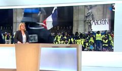 France 3 z relacji o proteście „żółtych kamizelek” wymazała napis krytykujący Macrona. „To ludzki błąd”