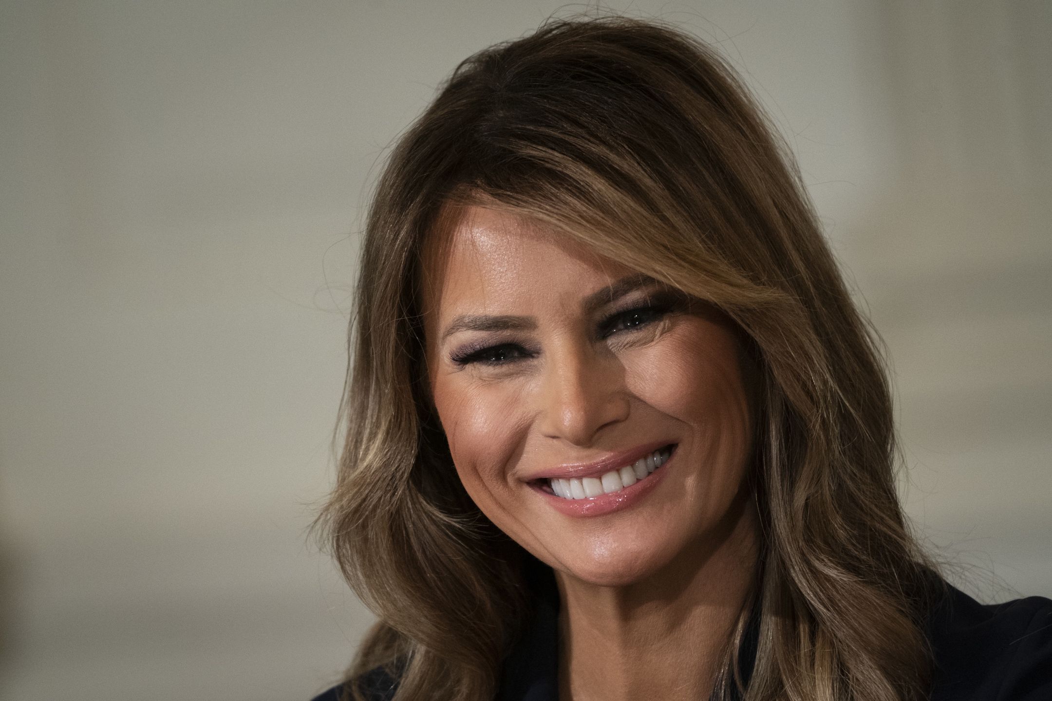 Melania Trump na spotkaniu w Białym Domu