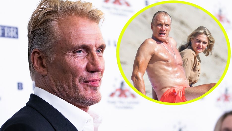 Doph Lundgren został wyśledzony na plaży przez paparazzi