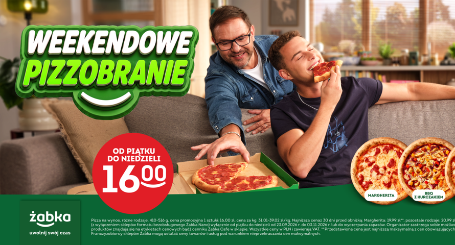 Aktorzy z "Rodzinki.pl" reklamują pizzę w Żabce