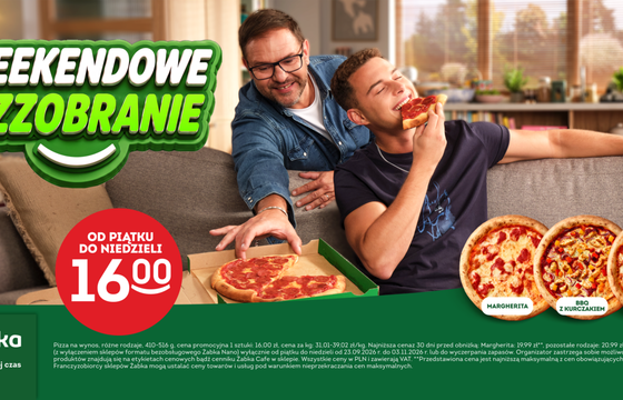 Aktorzy z "Rodzinki.pl" reklamują pizzę w Żabce