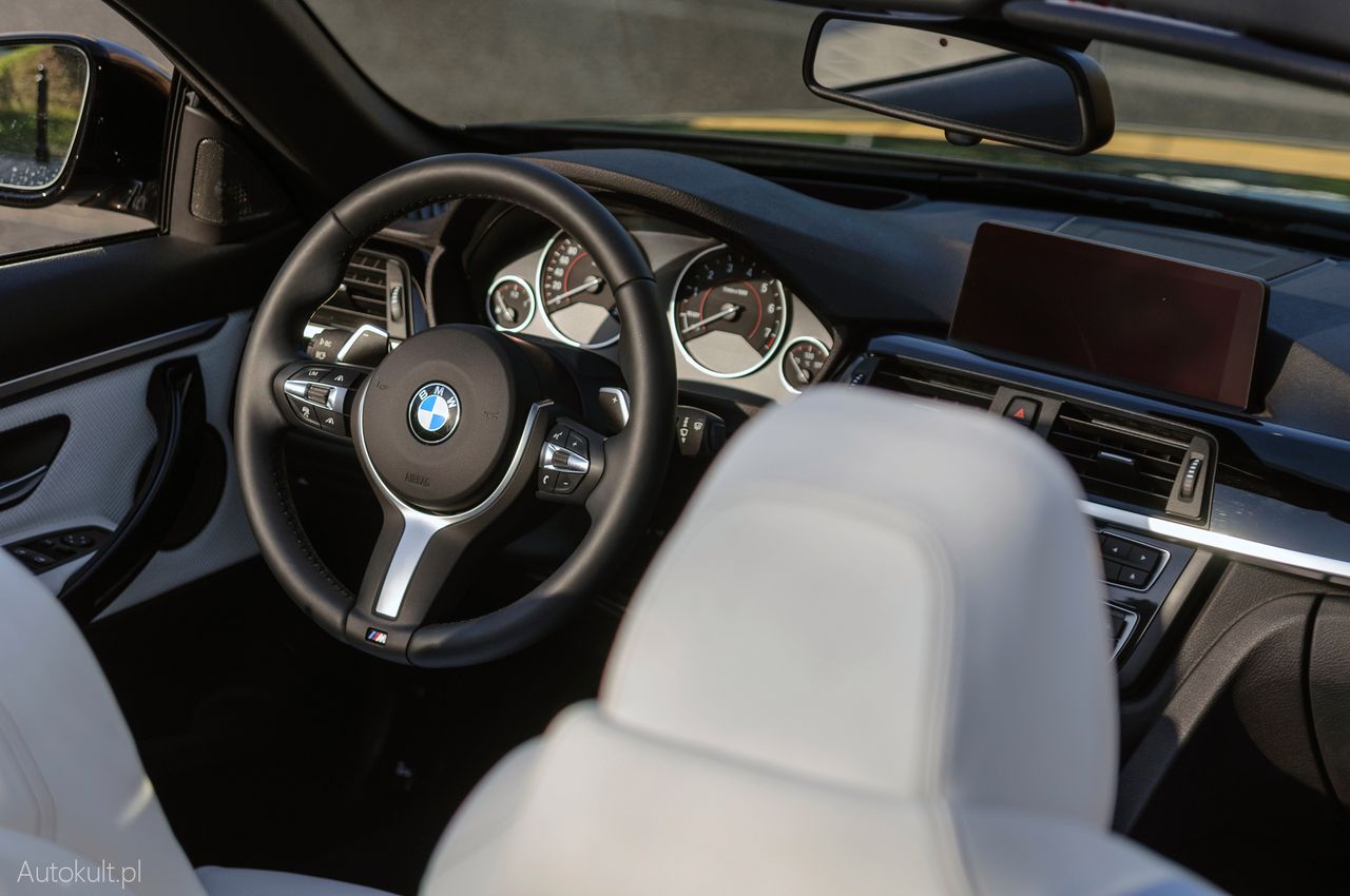 BMW 430i xDrive Cabrio - wnętrze