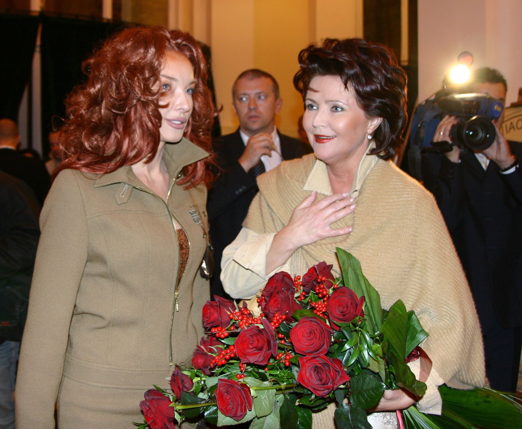 Ewa Minge i Jolanta Kwaśniewska
