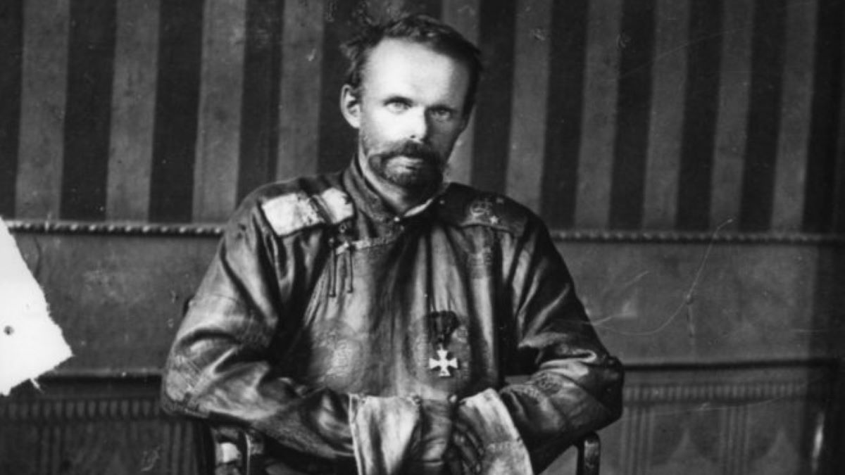Krwawy Baron przesłuchiwany przez bolszewików 