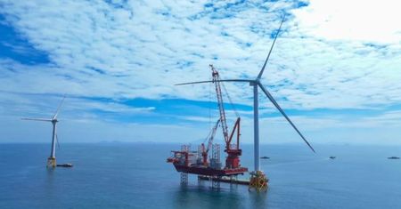 Największa turbina wiatrowa. Postawili ją w zaledwie 24 godziny