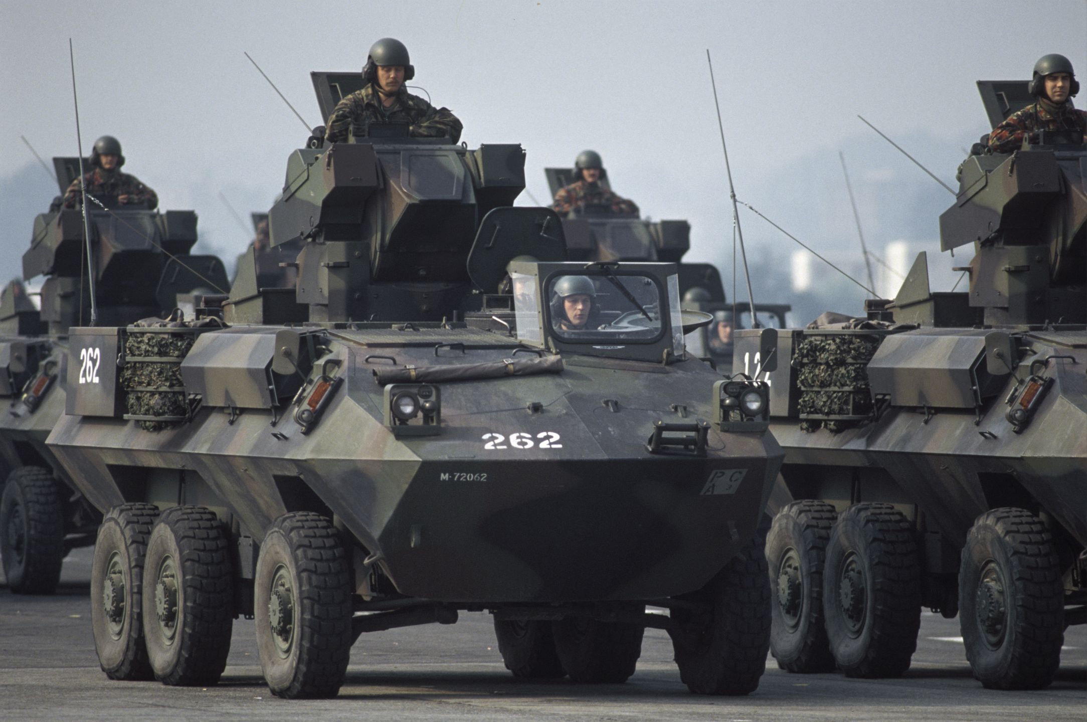 Swiss army; soldiers, Panzerjaeger Tow/Piranha
Swiss army; soldiers, Panzerjaeger Tow/Piranha   (Photo by Illustré/RDB/ullstein bild via Getty Images)
ullstein bild Dtl.