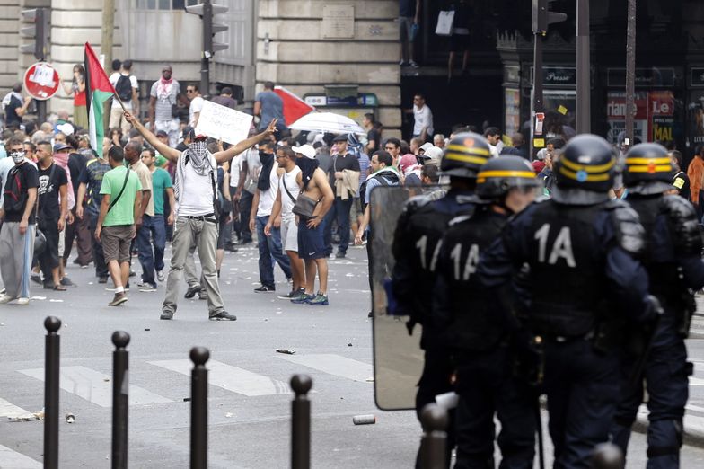 Protesty we Francji. Władze potępiają antysemityzm propalestyńskich demonstrantów