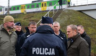 Kierwiński o "dwóch aktach dywersji". Tusk o "wysadzeniu pociągu" [SKRÓT DNIA]