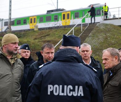 Kierwiński o "dwóch aktach dywersji". Tusk o "wysadzeniu pociągu" [SKRÓT DNIA]