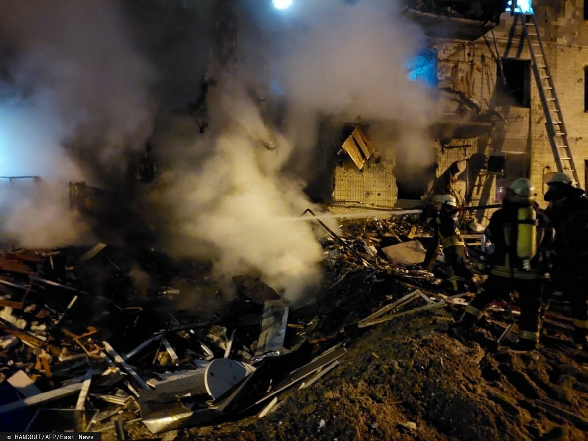 Wojna na Ukrainie. Atak w Kijowie 
