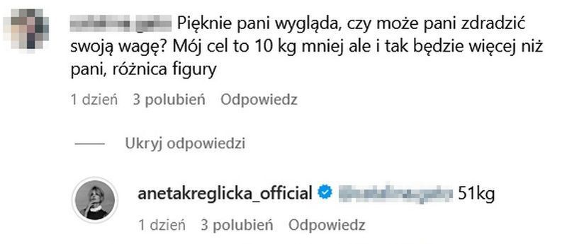 Aneta Kręglicka odpowiada fankom